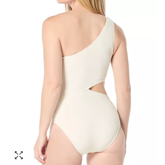 MICHAEL MICHAEL KORS
Women's One-Shoulder Side-Cutout Swimsuit - Picture 2 of 5